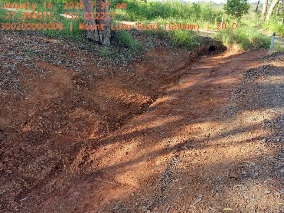 Emergency Repairs   Culvert Outlet Cleaned of Silt and Debris