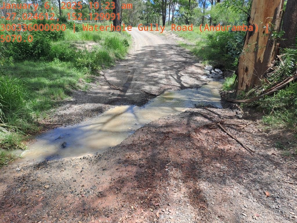 Emergency Works   Waterhole Gully Road Anduramba