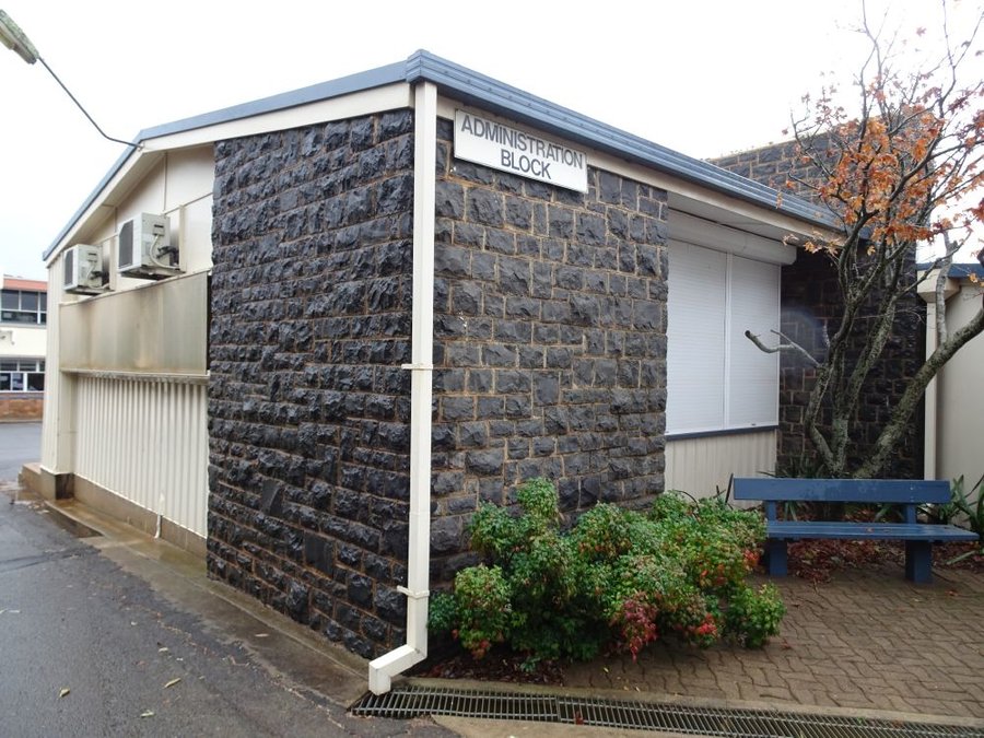 harristown state high school bluestone constructed original administration building