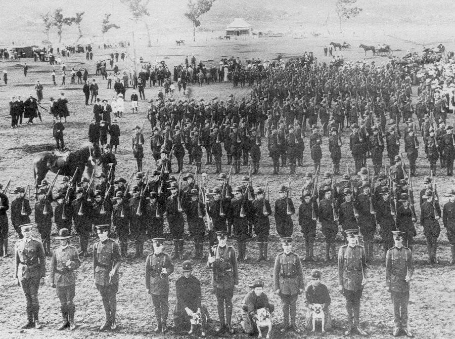 Photo of newtown park in 1913