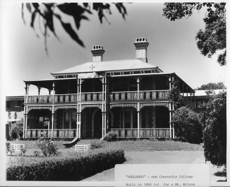 Photo of historical redlands which later became Concordia Lutheran College