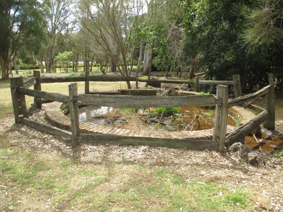 More recent photo of the well that was constructed in 1881 in Kearneys spring park.