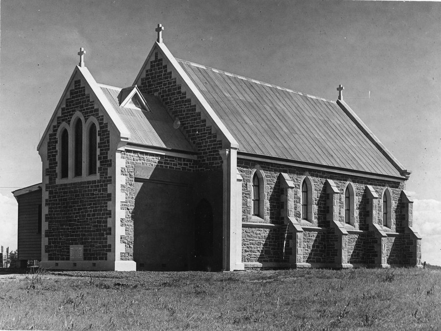 st matthews church drayton historical black and white photo