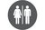 Icon symbolising toilets available
