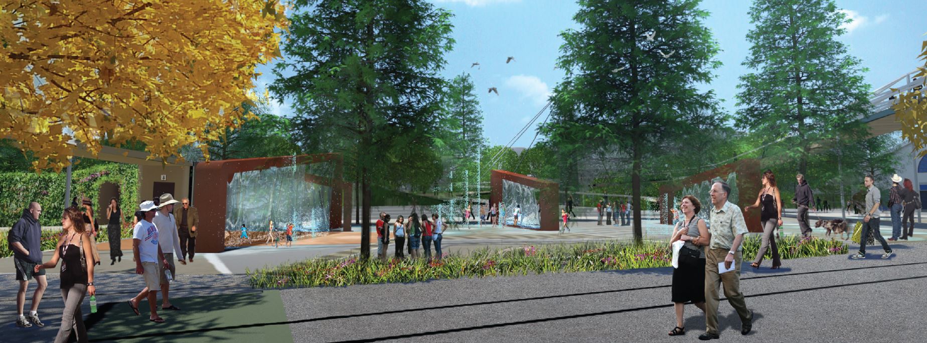 Railway Parklands artists impression