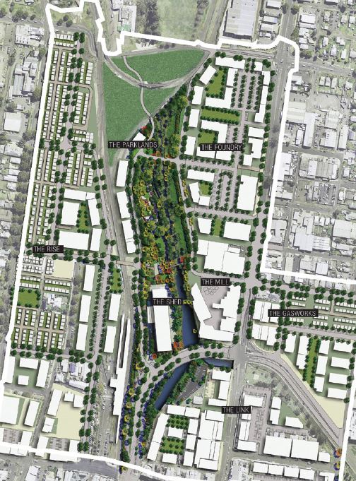 railway parklands artists impression