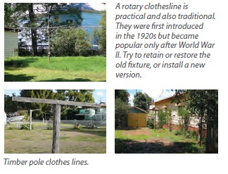 gardens timber pole clothes lines