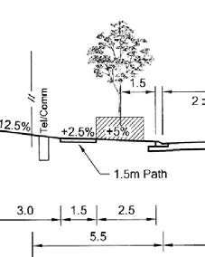 set out detail street tree plans