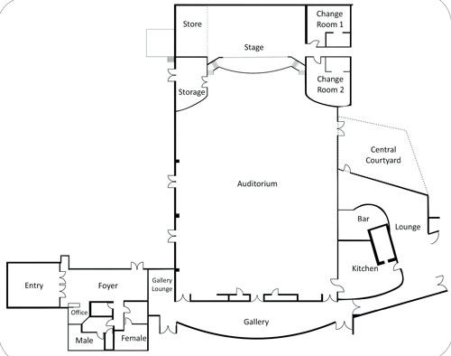Oakey Cultural Centre map 