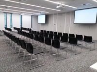 seminar room double theatre style community rooms