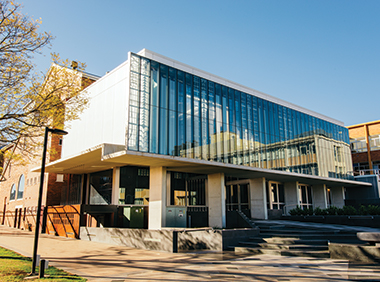 Outside the historic City Hall Annex
