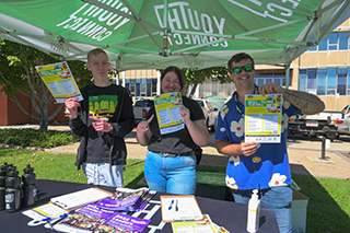 People holding posters